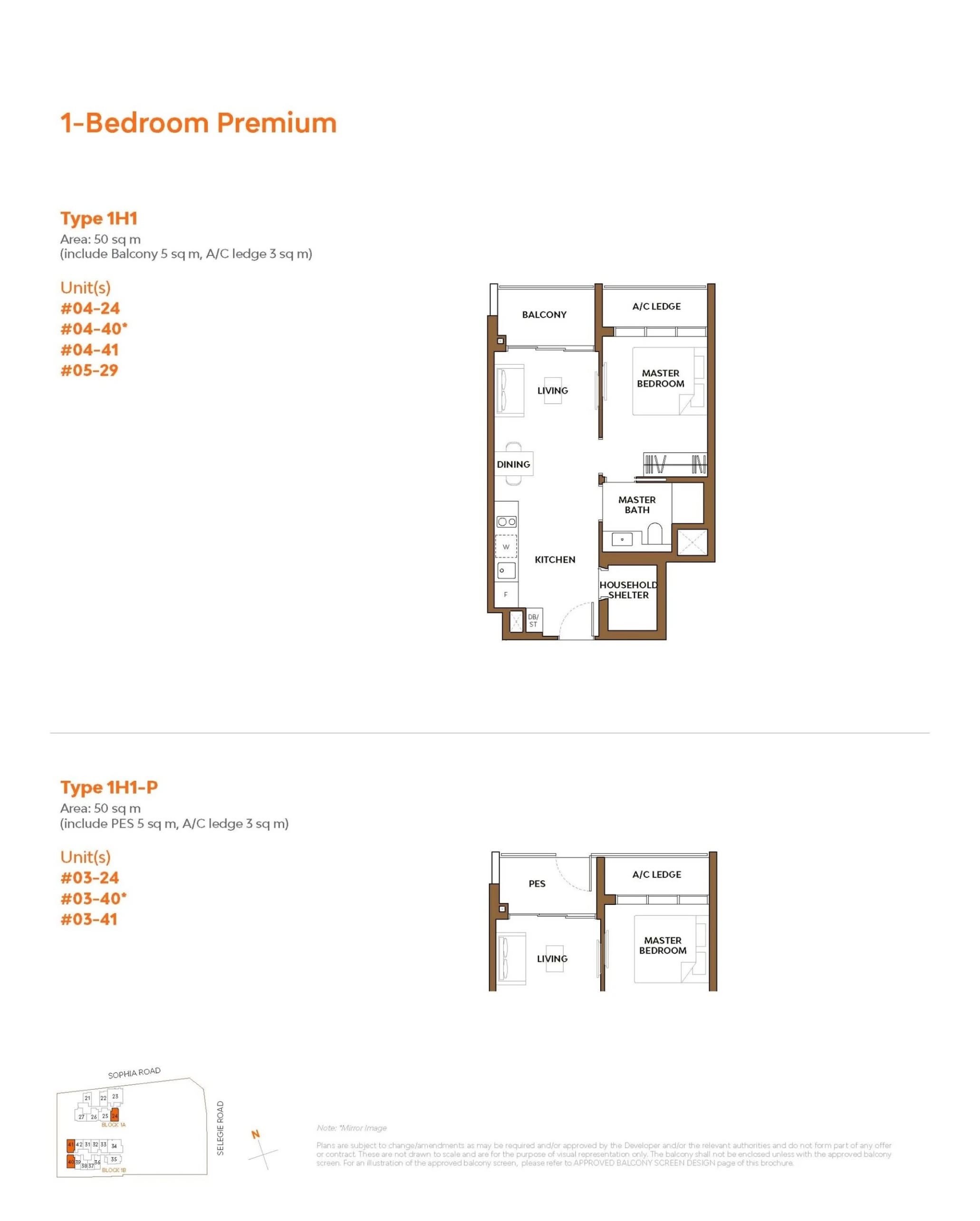 The Collective At One Sophia floorplan